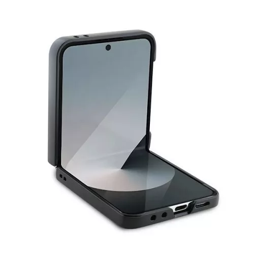 Karl Lagerfeld - Saffiano (KLHCZF6SAPKCNPK) - Samsung Galaxy Z Flip6 / Flip7 FE - Karl&Choupette Metal Pin