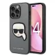 Karl Lagerfeld - Saffiano (KLHCP14XSAPKHG) - iPhone 14 Pro Max - Silver Karl's Head