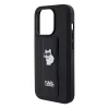 Karl Lagerfeld - Saffiano Gripstand (KLHCP15LGSACHPK) - iPhone 15 Pro - Choupette Pins