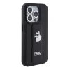 Karl Lagerfeld - Saffiano Gripstand (KLHCP15LGSACHPK) - iPhone 15 Pro - Choupette Pins