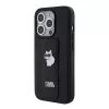 Karl Lagerfeld - Saffiano Gripstand (KLHCP15LGSACHPK) - iPhone 15 Pro - Choupette Pins