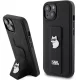 Karl Lagerfeld - Saffiano Gripstand (KLHCP15MGSACHPK) - iPhone 15 Plus - Choupette Pins