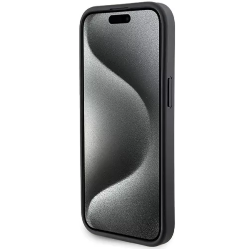 Karl Lagerfeld - Saffiano Gripstand (KLHCP15MGSAKCPK) - iPhone 15 Plus - Karl&Choupette Pins