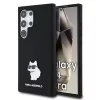 Karl Lagerfeld - Silicone (KLHCS24LSMHCNPK) - Samsung Galaxy S24 Ultra - Choupette Metal Pin