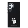 Karl Lagerfeld - Silicone (KLHCS24LSMHCNPK) - Samsung Galaxy S24 Ultra - Choupette Metal Pin