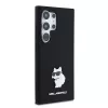 Karl Lagerfeld - Silicone (KLHCS24LSMHCNPK) - Samsung Galaxy S24 Ultra - Choupette Metal Pin
