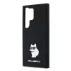 Karl Lagerfeld - Silicone (KLHCS24LSMHCNPK) - Samsung Galaxy S24 Ultra - Choupette Metal Pin