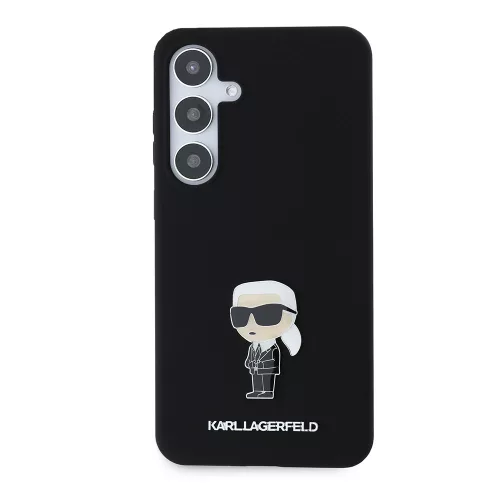 Karl Lagerfeld - Silicone (KLHCS24MSMHKNPK) - Samsung Galaxy S24 Plus - Ikonik Metal Pin