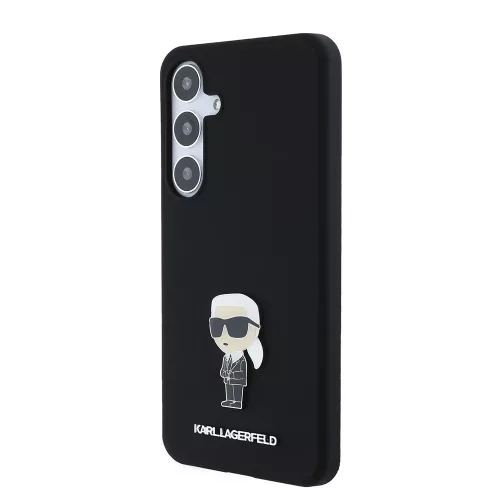 Karl Lagerfeld - Silicone (KLHCS24MSMHKNPK) - Samsung Galaxy S24 Plus - Ikonik Metal Pin