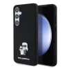 Karl Lagerfeld - Silicone (KLHCS24MSMHKCNPK) - Samsung Galaxy S24 Plus - Karl&Choupette Metal Pin