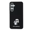 Karl Lagerfeld - Silicone (KLHCS24MSMHKCNPK) - Samsung Galaxy S24 Plus - Karl&Choupette Metal Pin
