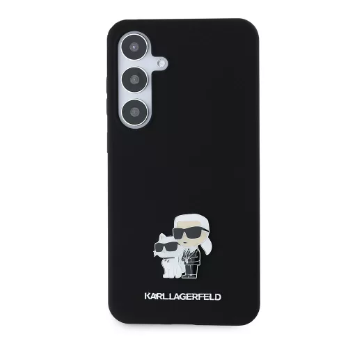 Karl Lagerfeld - Silicone (KLHCS24MSMHKCNPK) - Samsung Galaxy S24 Plus - Karl&Choupette Metal Pin