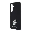 Karl Lagerfeld - Silicone (KLHCS24MSMHKCNPK) - Samsung Galaxy S24 Plus - Karl&Choupette Metal Pin