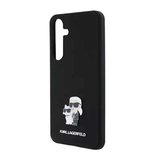Karl Lagerfeld - Silicone (KLHCS24MSMHKCNPK) - Samsung Galaxy S24 Plus - Karl&Choupette Metal Pin