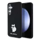 Karl Lagerfeld - Silicone (KLHCS24MSMHCNPK) - Samsung Galaxy S24 Plus - Choupette Metal Pin