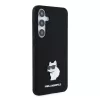 Karl Lagerfeld - Silicone (KLHCS24MSMHCNPK) - Samsung Galaxy S24 Plus - Choupette Metal Pin