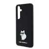 Karl Lagerfeld - Silicone (KLHCS24MSMHCNPK) - Samsung Galaxy S24 Plus - Choupette Metal Pin