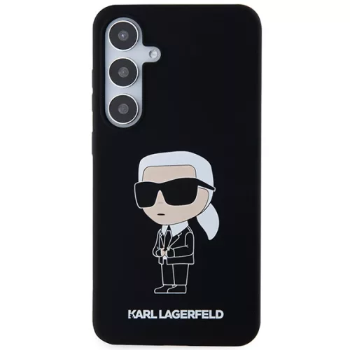 Karl Lagerfeld - Silicone (KLHCS24MSNIKBCK) - Samsung Galaxy S24 Plus - Ikonik