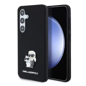   Karl Lagerfeld - Silicone (KLHCS24SSMHKCNPK) - Samsung Galaxy S24 - Karl&Choupette Metal Pin