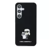 Karl Lagerfeld - Silicone (KLHCS24SSMHKCNPK) - Samsung Galaxy S24 - Karl&Choupette Metal Pin
