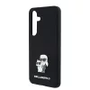 Karl Lagerfeld - Silicone (KLHCS24SSMHKCNPK) - Samsung Galaxy S24 - Karl&Choupette Metal Pin