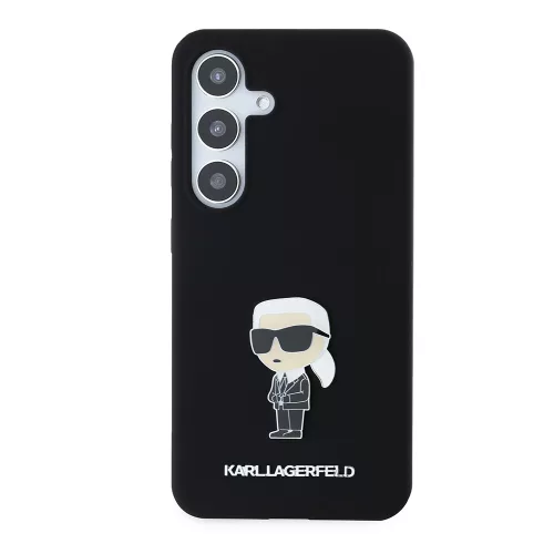 Karl Lagerfeld - Silicone (KLHCS24SSMHKNPK) - Samsung Galaxy S24 - Ikonik Metal Pin