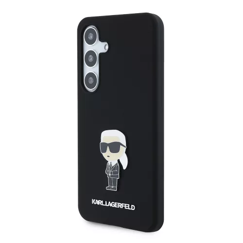 Karl Lagerfeld - Silicone (KLHCS24SSMHKNPK) - Samsung Galaxy S24 - Ikonik Metal Pin