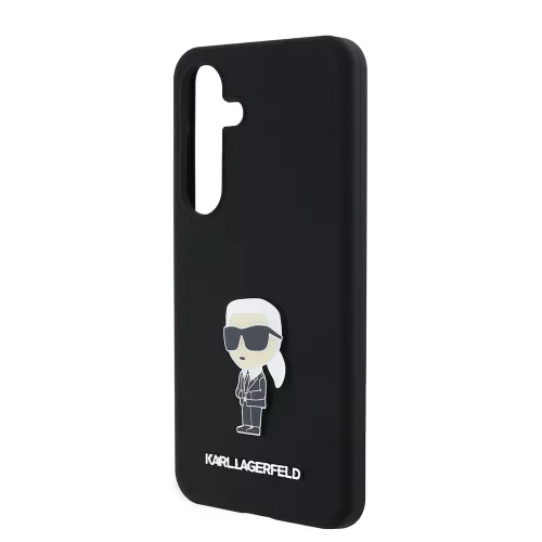 Karl Lagerfeld - Silicone (KLHCS24SSMHKNPK) - Samsung Galaxy S24 - Ikonik Metal Pin