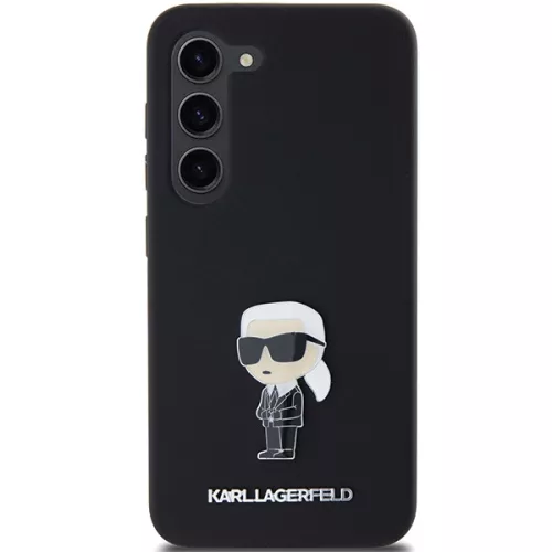 Karl Lagerfeld - Silicone (KLHCS23MSMHKNPK) - Samsung Galaxy S23 Plus - Ikonik Metal Pin