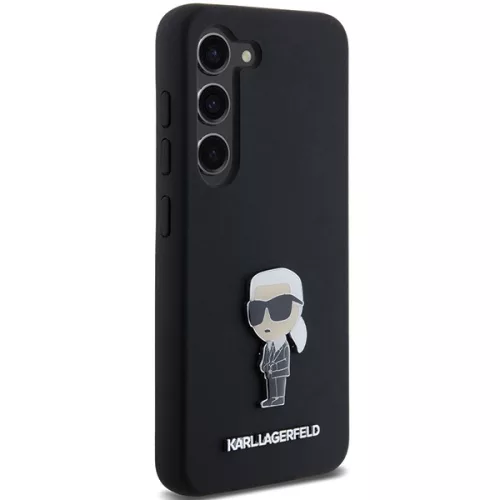 Karl Lagerfeld - Silicone (KLHCS23MSMHKNPK) - Samsung Galaxy S23 Plus - Ikonik Metal Pin