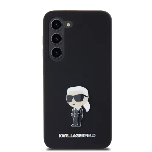 Karl Lagerfeld - Silicone (KLHCS23SSMHKNPK) - Samsung Galaxy S23 - Ikonik Metal Pin