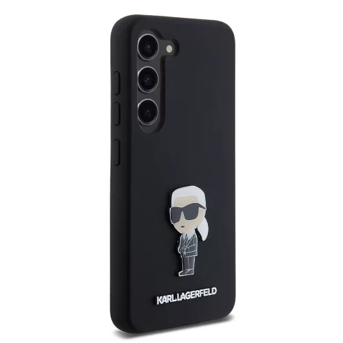 Karl Lagerfeld - Silicone (KLHCS23SSMHKNPK) - Samsung Galaxy S23 - Ikonik Metal Pin