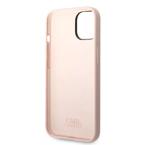 Karl Lagerfeld - Silicone (KLHCP14MSLCTPI) - iPhone 14 Plus - Pink Choupette Body