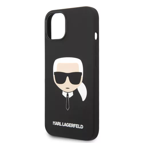 Karl Lagerfeld - Silicone (KLHCP14MSLKHBK) - iPhone 14 Plus - Karl's Head