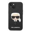 Karl Lagerfeld - Silicone (KLHCP14MSLKHBK) - iPhone 14 Plus - Karl's Head