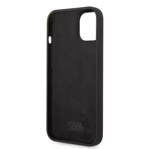 Karl Lagerfeld - Silicone (KLHCP14MSLKHBK) - iPhone 14 Plus - Karl's Head