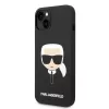 Karl Lagerfeld - Silicone (KLHCP14MSLKHBK) - iPhone 14 Plus - Karl's Head
