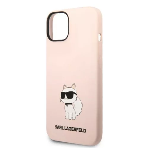 Karl Lagerfeld - Silicone (KLHCP14MSNCHBCP) - iPhone 14 Plus - Pink Choupette