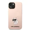 Karl Lagerfeld - Silicone (KLHCP14MSNCHBCP) - iPhone 14 Plus - Pink Choupette
