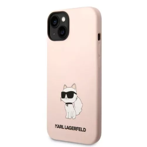 Karl Lagerfeld - Silicone (KLHCP14MSNCHBCP) - iPhone 14 Plus - Pink Choupette