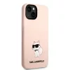 Karl Lagerfeld - Silicone (KLHCP14MSNCHBCP) - iPhone 14 Plus - Pink Choupette