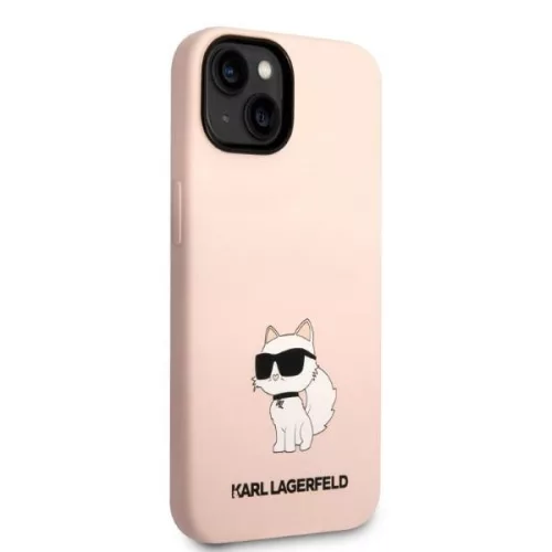 Karl Lagerfeld - Silicone (KLHCP14MSNCHBCP) - iPhone 14 Plus - Pink Choupette