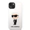 Karl Lagerfeld - Silicone (KLHCP14MSNIKBCH) - iPhone 14 Plus - White Ikonik