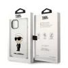 Karl Lagerfeld - Silicone (KLHCP14MSNIKBCH) - iPhone 14 Plus - White Ikonik