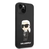 Karl Lagerfeld - Silicone (KLHCP14MSNIKBCK) - iPhone 14 Plus - Black Ikonik
