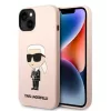 Karl Lagerfeld - Silicone (KLHCP14MSNIKBCP) - iPhone 14 Plus - Pink Ikonik