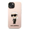Karl Lagerfeld - Silicone (KLHCP14MSNIKBCP) - iPhone 14 Plus - Pink Ikonik