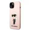 Karl Lagerfeld - Silicone (KLHCP14MSNIKBCP) - iPhone 14 Plus - Pink Ikonik