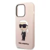 Karl Lagerfeld - Silicone (KLHCP14XSNIKBCP) - iPhone 14 Pro Max - Pink Ikonik