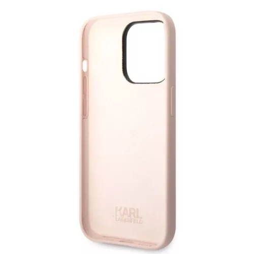 Karl Lagerfeld - Silicone (KLHCP14XSNIKBCP) - iPhone 14 Pro Max - Pink Ikonik